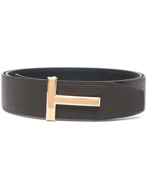 Ridge T leather men's belt Tom Ford | TB178LCL236G3BN06